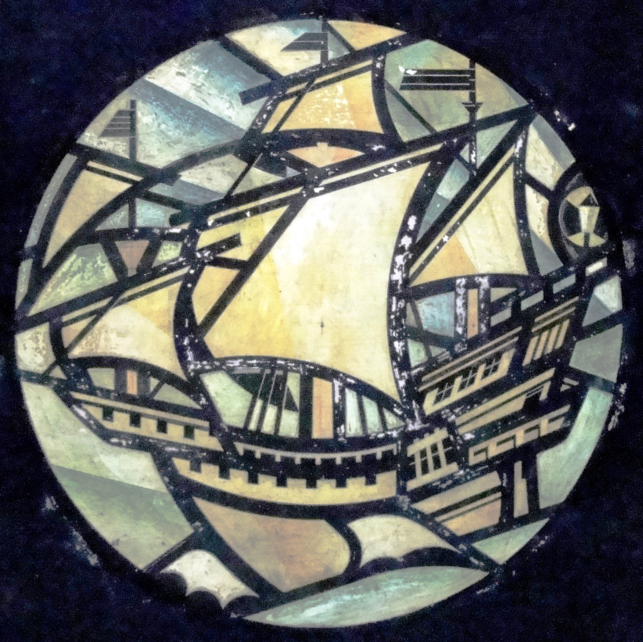 Drake's Drum window design 3