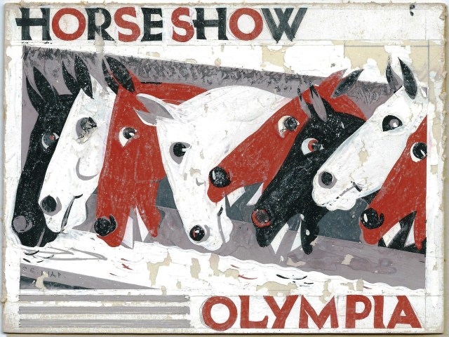 Horse Show Olympia original artwork