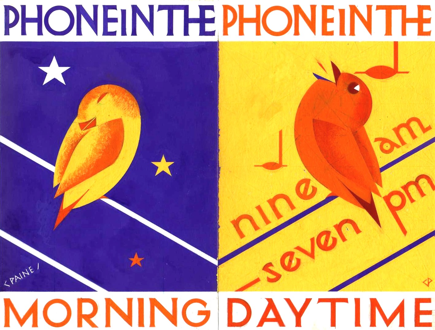 Telephone service ad