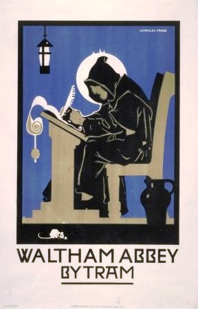 Waltham Abbey by Tram CP 1922