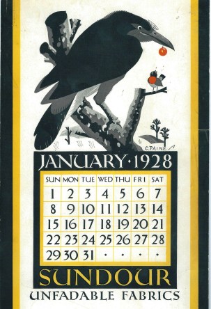 Sundour Calendar January 1928 1