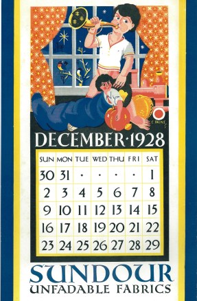 Sundour Calendar December 1928 2