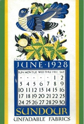 Sundour Calendat June 1928 1