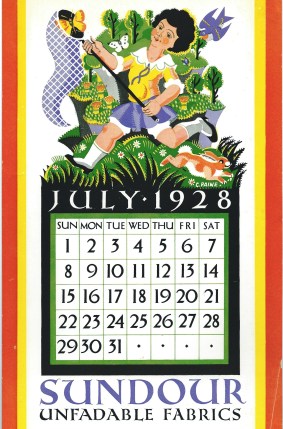Sundour Calendat July 1928 2
