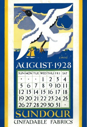 Sundour Calendar August 1928 1