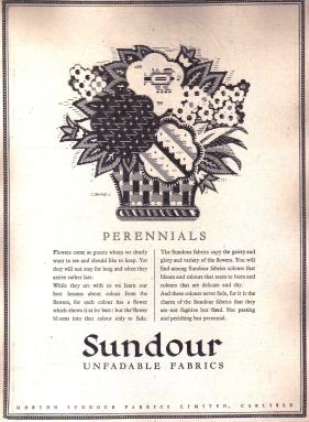 A Perennials Sundour ad