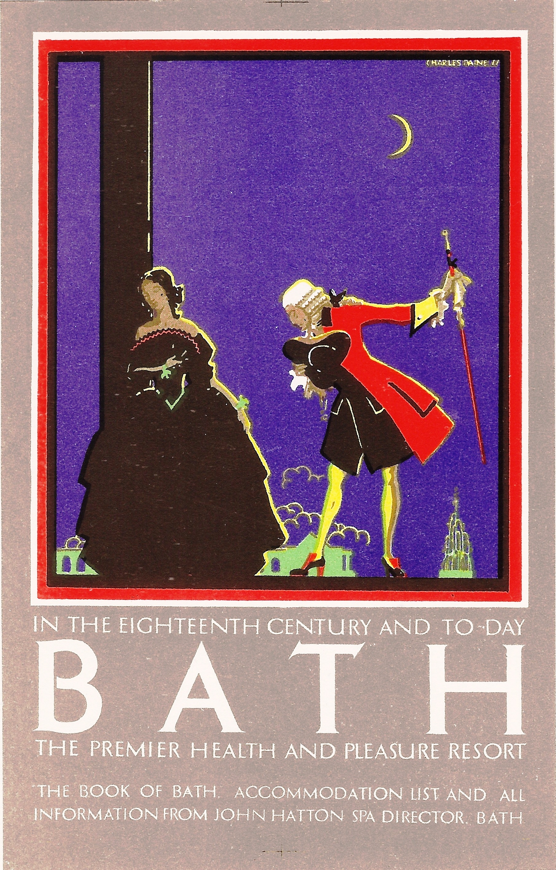 Bath 1923 Show Card
