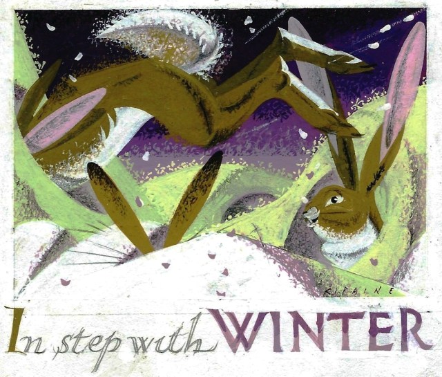In Step with Winter 2 original artwork