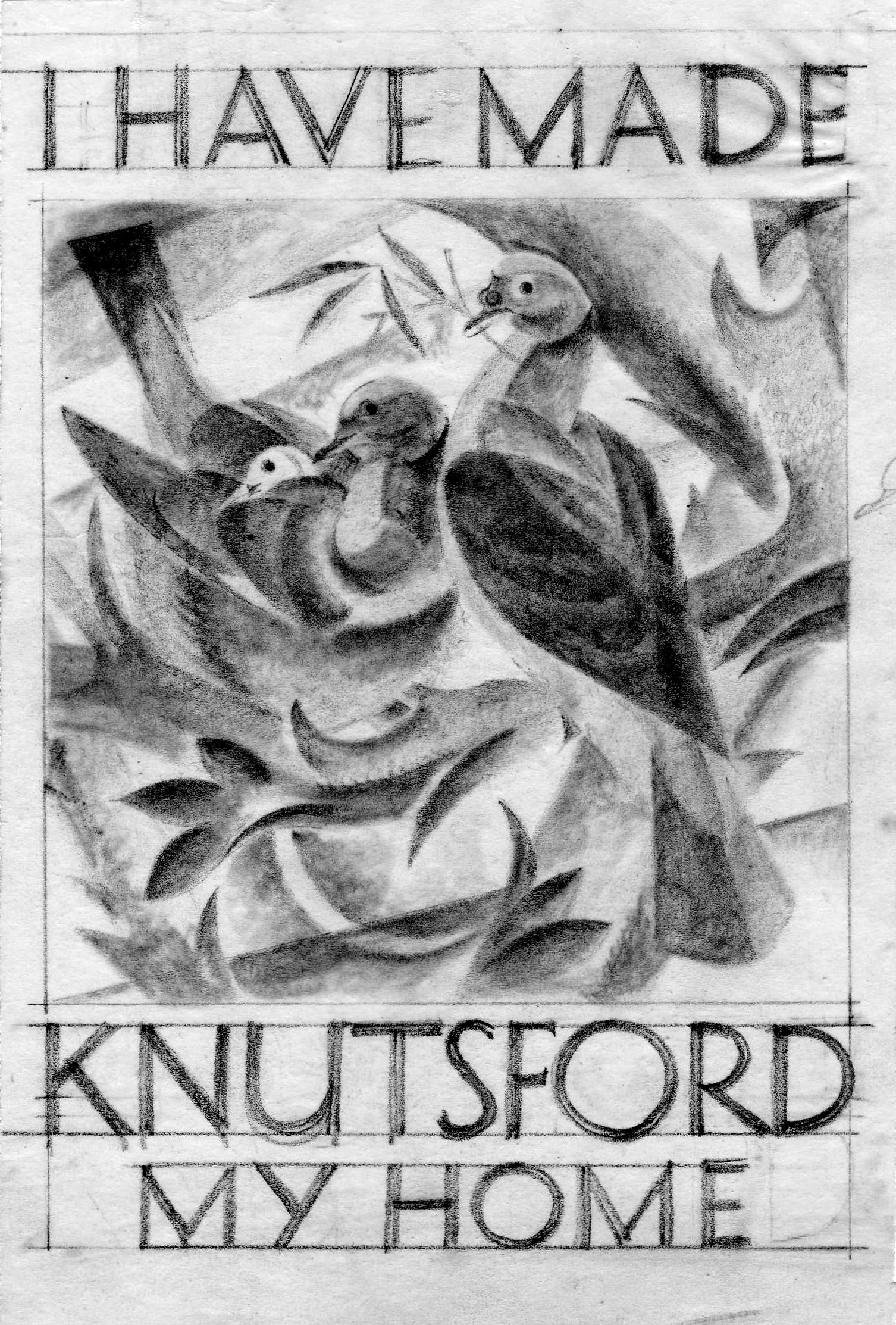 Pencil Study for Knutsford Poster
