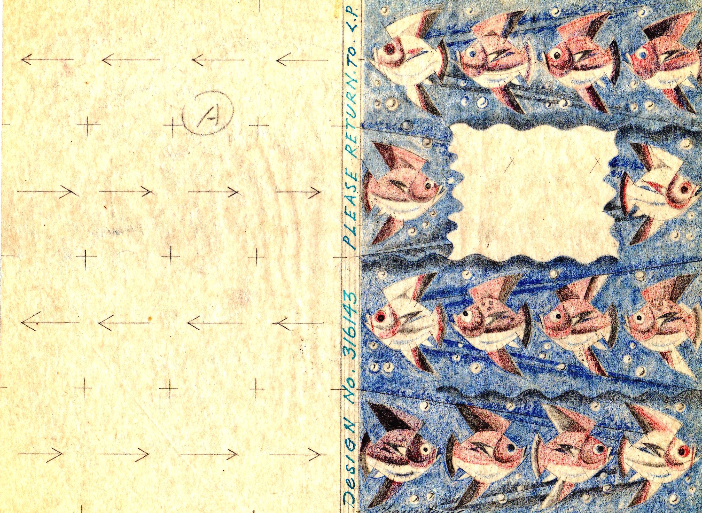 Rough for King Penguin No. 316145