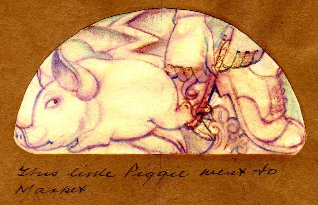 11This little piggie went to market - chocolate moulds c.1943