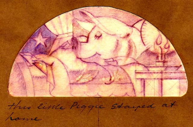 12 This little piggie stayed at home