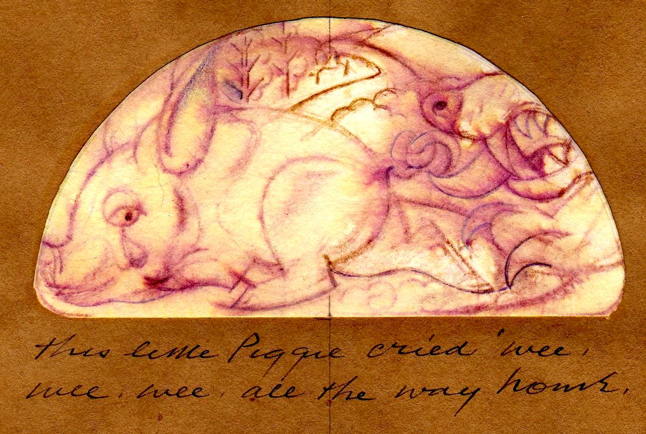 15 This little piggie cried 'wee, wee, wee' all the way home