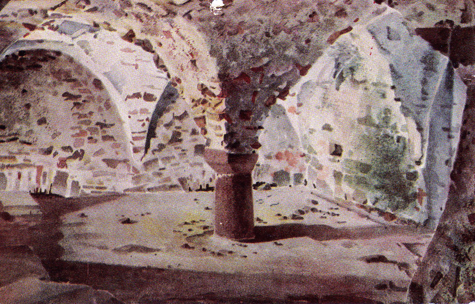 Jersey post card series CP - S. Mary'sCrypt c.12th century, Mt. Orgueil Castle