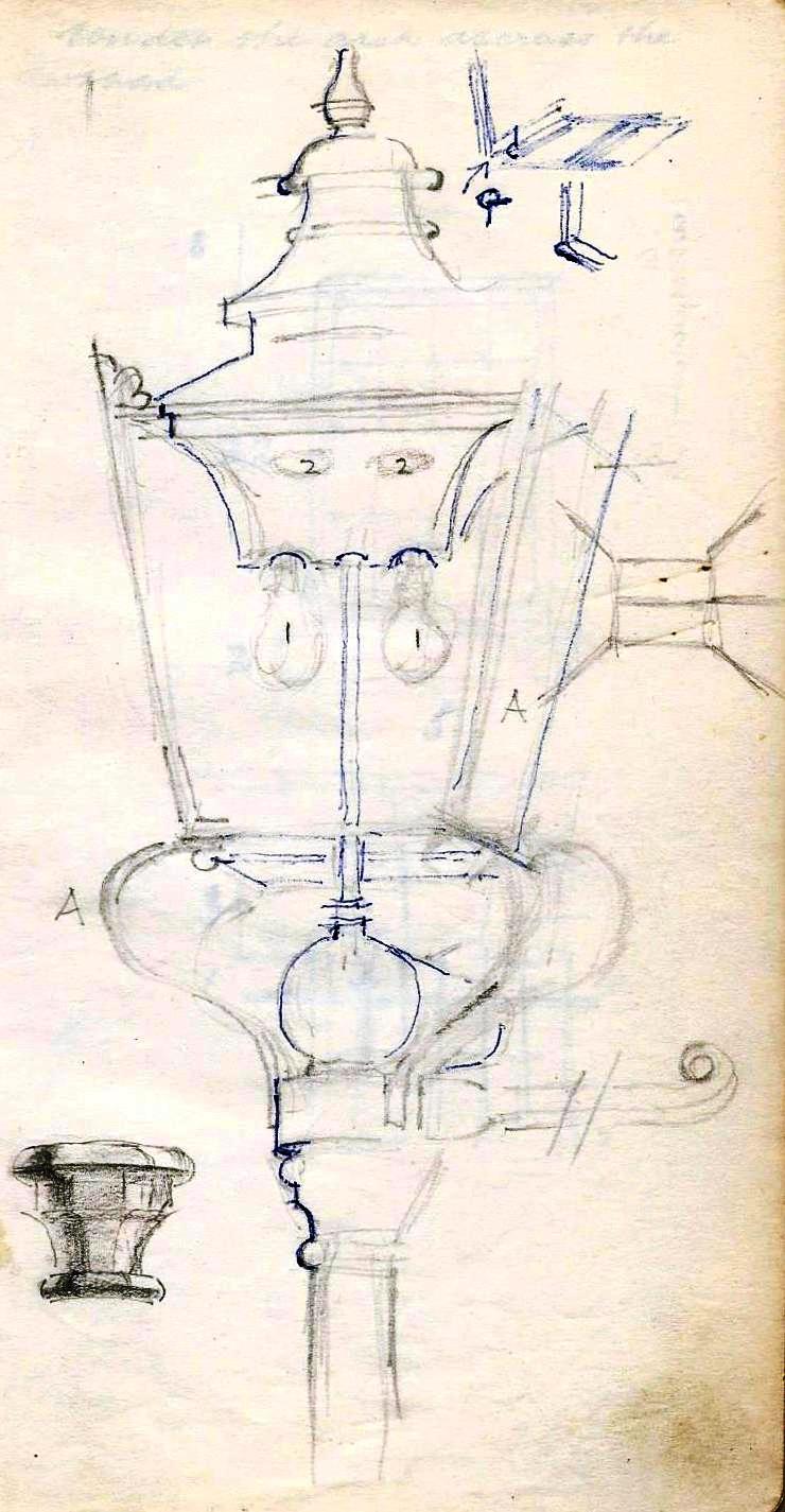 Courtyard watercolour sketch (1)