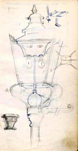 Courtyard watercolour skeych