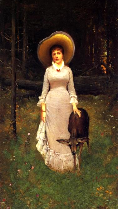 Isobel Osbourne at Monterey Artwork by Joseph Strong