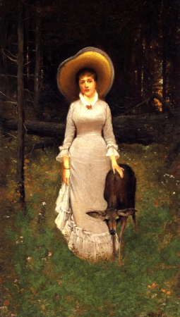 Isobel Osbourne at Monterey Artwork by Joseph Strong