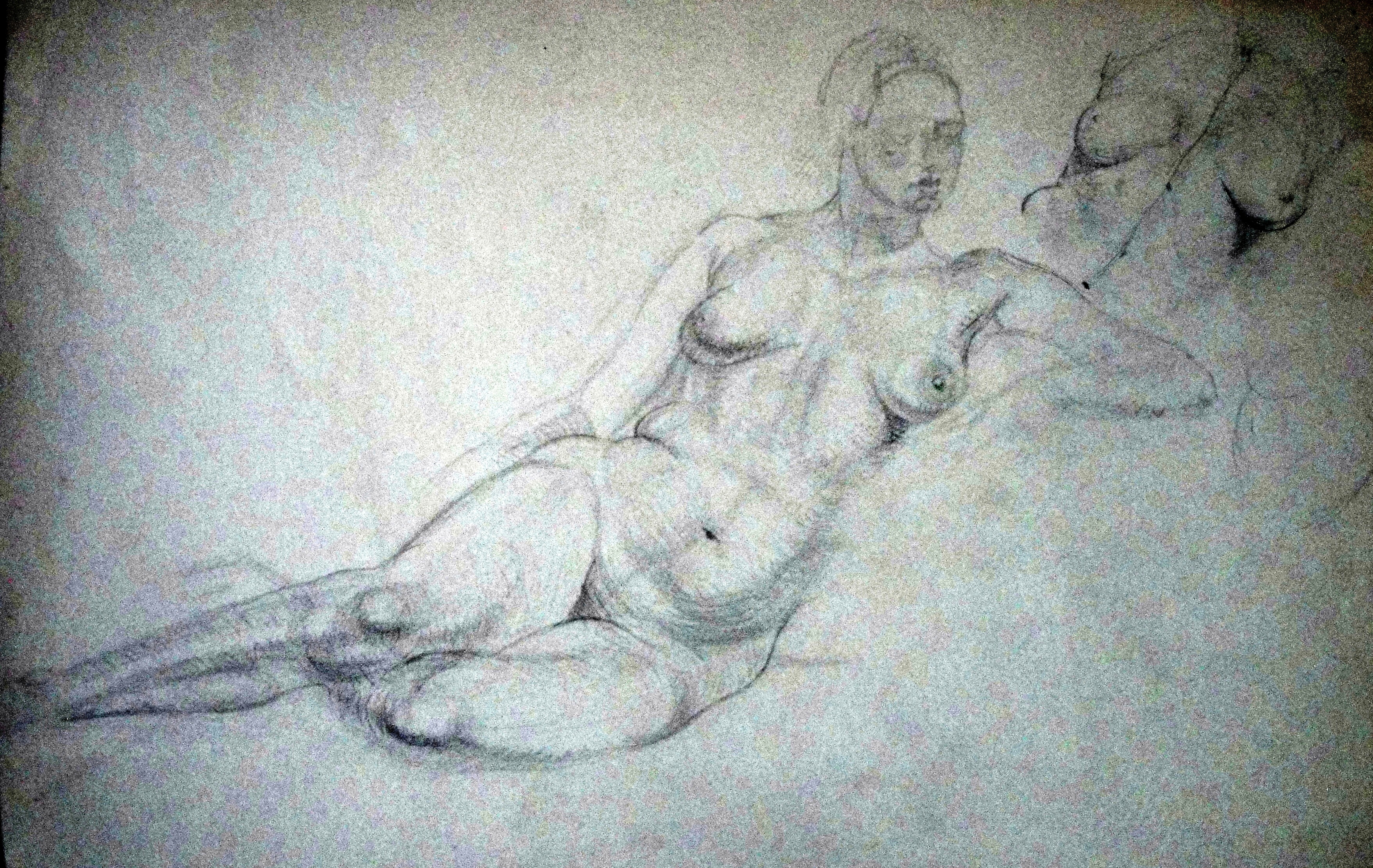 Paine Nude Study 2 pencil