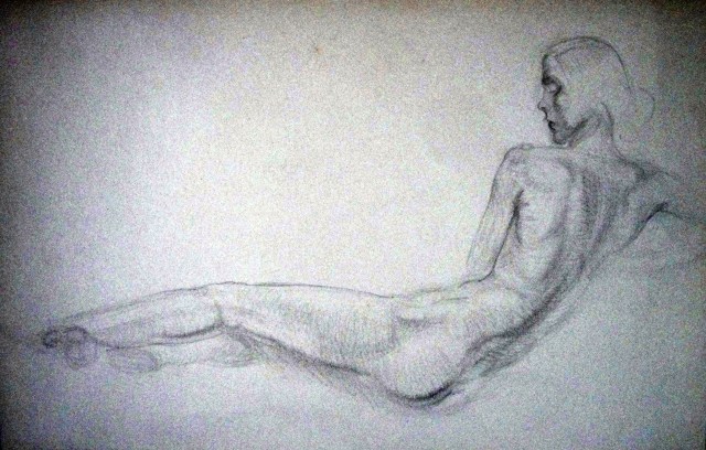 Paine Nude Study pencil