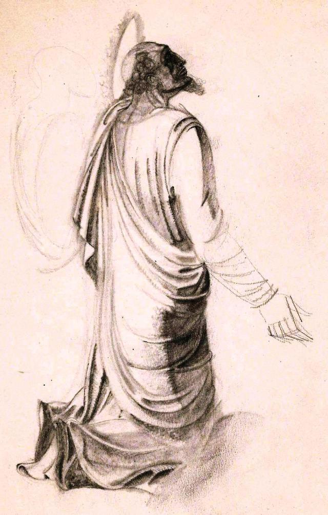 Paine Saint with drapery 3