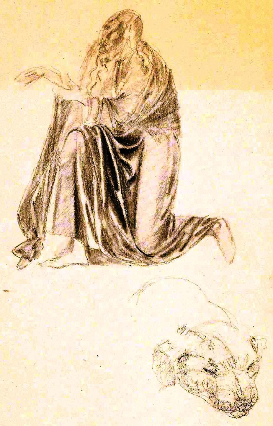 Paine Saint with drapery